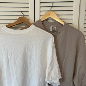 H&M 100% Cotton Oversized T-Shirts